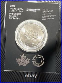 2022? Canada Treasured Maple? Leaf Congratulations! $5 OGP Royal Canadian