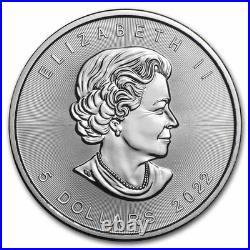 2022 Canadian Silver Maple Leaf Coin 1oz