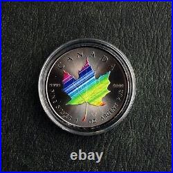 2022 Maple Leaf Rainbow Silver Black Ruthenium Canada Canada ONLY 250 BU #4