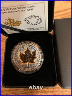 2022 Super Incuse Maple Leaf 1oz. 999 Coin Canada