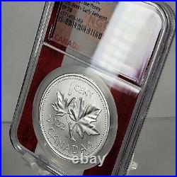 2022 W Canada 1 oz Silver Maple FAREWELL TO THE PENNY 10th Anniv NGC 70 ER S1C