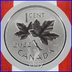 2022 W Canada 1 oz Silver Maple FAREWELL TO THE PENNY 10th Anniv NGC 70 ER S1C