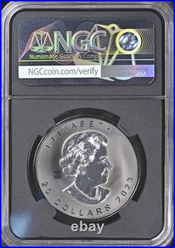 2023 $20 Canada Maple Leaf BLACK RHODIUM Super Incuse NGC Reverse PF70 FDOI 2023 $20 Canada Maple Leaf BLACK RHODIUM Super Incuse NGC Reverse PF70 FDOI
