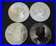 2023 & 2024 Canada Silver Maple Leaf 1 oz Coins Lot of 4 BU
