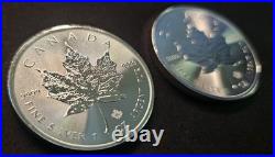 2023 & 2024 Canada Silver Maple Leaf 1 oz Coins Lot of 4 BU