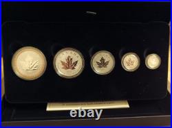 2023 35th Anniversary Silver Maple Leaf 5-Coin Fractional Set Canada