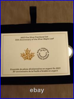 2023 35th Anniversary Silver Maple Leaf 5-Coin Fractional Set Canada