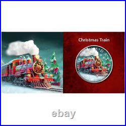 2023 $5 Christmas Train 1oz Silver Maple Leaf Coin