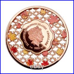2023 $5 Filigree Maple Leaf 2oz Silver Coin 2023 $5 Filigree Maple Leaf 2oz Silver Coin