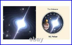 2023 $5 Pulsar The Universe 1oz Silver Maple Leaf Coin