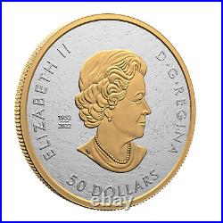 2023 $50 Canada 5 oz Silver Maple 35th Anniversary Coin Includes Box and COA