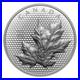 2023 $50 Maple Leaf UHR Silver Maple Leaf PF 70 UC Canada 999 Pure Coin 5 oz
