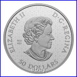 2023 $50 Maple Leaf UHR Silver Maple Leaf PF 70 UC Canada 999 Pure Coin 5 oz