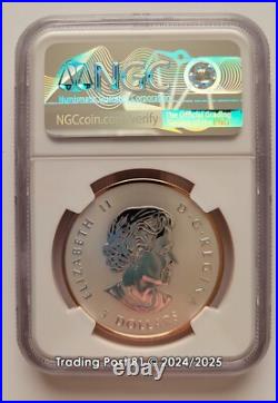 2023 CANADA 35th Anniv. Silver Maple Leaf GILT Silver/Gold REVERSE PF 70