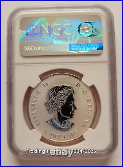 2023 CANADA 35th Anniv. Silver Maple Leaf GILT Silver/Gold REVERSE PF 70 2023 CANADA 35th Anniv. Silver Maple Leaf GILT Silver/Gold REVERSE PF 70