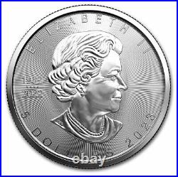2023 Canada 1 oz Silver Maple Leaf BU (Lot of 100)