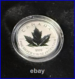 2023 Canada 35th Anniversary Silver Maple Leaf Silver Proof Fractional Set