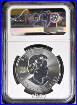 2023 Canada $5 MAPLE LEAF 1 Oz Silver NGC MS70 First Day of Issue RARE
