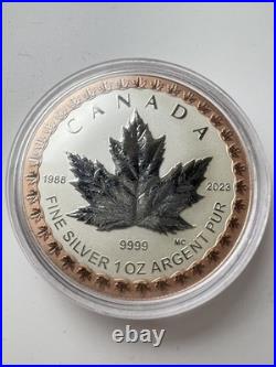 2023 Canada Fine Silver Fractional Set 35th Anniversary Silver Maple Leaf. 9999