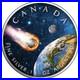 2023 Canada Meteorite The Universe Maple Leaf 1oz Silver Color Coin