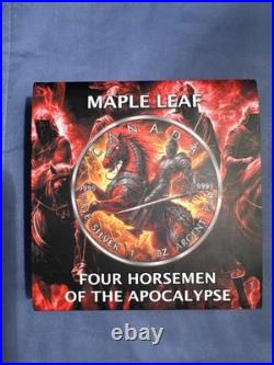 2023 Canadian Maple Leaf Four Horsemen of the Apocalypse Colorized