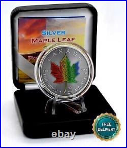 2023 Maple Leaf 1 oz Silver Silver 4 Four Seasons Canada Canada ONLY 250 BU Cert