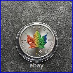 2023 Maple Leaf 1 oz Silver Silver 4 Four Seasons Canada Canada ONLY 250 BU Cert