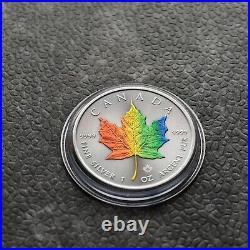 2023 Maple Leaf 1 oz Silver Silver 4 Four Seasons Canada Canada ONLY 250 BU Cert