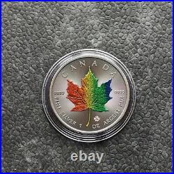 2023 Maple Leaf 1 oz Silver Silver 4 Four Seasons Canada Canada ONLY 250 BU Cert. 2