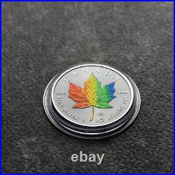 2023 Maple Leaf 1 oz Silver Silver 4 Four Seasons Canada Canada ONLY 250 BU Cert. 2