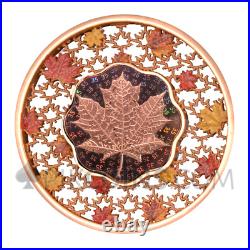 2023 Maple Leaf Dollar 5oz 2oz Solomon Island Filigree