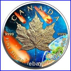 2023 Meteorites Maple Leaf 1oz Silver Coin