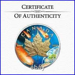 2023 Meteorites Maple Leaf 1oz Silver Coin