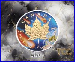 2023 Meteorites Maple Leaf 1oz Silver Coin