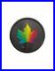 2023 Silver. 999 Maple Leaf Coin Colorized Rainbow Hologram