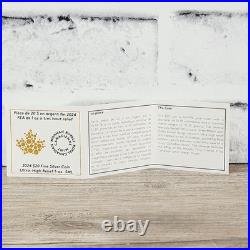2024 $20 Canada Silver Maple Leaf Ultra High Relief Pulsating NGC Reverse PF70