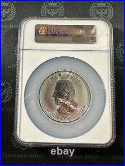 2024 Canada 5 oz Silver Maple Leaf Pulsating UHR NGC PF70 FDOI Taylor Signed