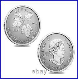 2024 Canada Autumn Beauty Silver Maple Leaf 1.9 oz SML Fractional 5-Coin Set New