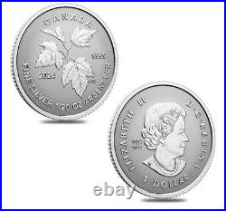 2024 Canada Autumn Beauty Silver Maple Leaf 1.9 oz SML Fractional 5-Coin Set New