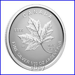 ­ 2024 Canada Flag 60th Ann. Fractional 1.90 oz Silver Coin Set Mintage of 3500