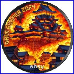 2024 Canada Maple Grim Reaper Samurai 1 oz Silver Ennobled Coin