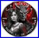 2024 Canada Maple Leaf Angels and Devils 1 oz Silver Ennobled Coin