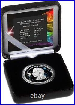 2024 Canada Maple Leaf Dark Side of the King Edition Colorized 1 oz Silver Coin