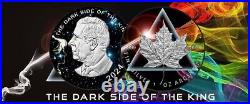 2024 Canada Maple Leaf Dark Side of the King Edition Colorized 1 oz Silver Coin