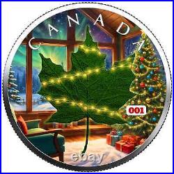 2024 Canada Maple Leaf King Claus Edition Coin 1 oz. 9999 Silver Santa Christmas