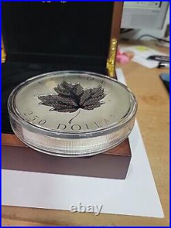 2024 RCM 1 Kilo Silver $250 Pulsating Maple Leaf