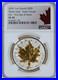2024 Super Incuse Canadian Silver Maple Leaf Gilt 1 oz. 9999 NGC PF 70 USM