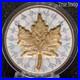 2024 Super Incuse SML $20 Proof Pure Silver Maple Leaf Yellow Gold Plated Coin