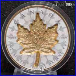 2024 Super Incuse SML $20 Proof Pure Silver Maple Leaf Yellow Gold Plated Coin 2024 Super Incuse SML $20 Proof Pure Silver Maple Leaf Yellow Gold Plated Coin