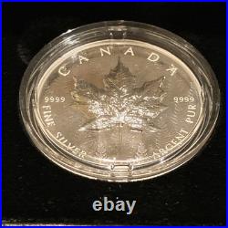 2024 Ultra-High Relief Leaf 1 Oz Silver Maple Coin Reverse Proof 8000 Minted